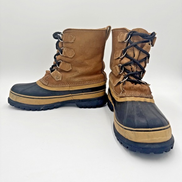 sorel caribou wool tobacco Horizon Gtx Men's Winter Boot Size 8 the Caribou offers the best protection and comfort Caribou Horizon fleece-trimmed GORE-TEX ankle